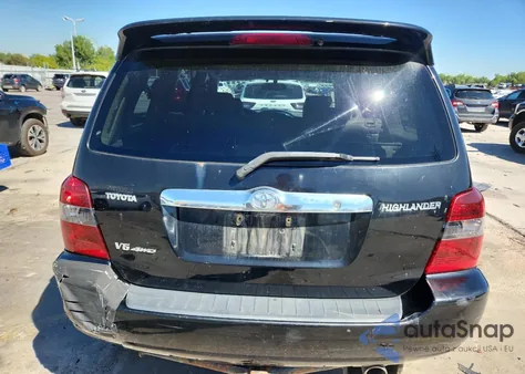 2006 Toyota Highlander Limited from USA, damaged, VIN JTEEP21A560181850